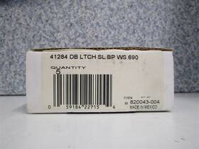 820043-004 Weiser 41284 Lot Of 5 Deadbolt Latch Db Ltch Sl Bp Ws 690 New