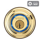 Weiser Kwikset Kevo Bluetooth Enabled Dead Bolt Lock Polished Brass 059184321937
