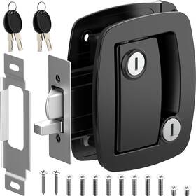 Pl0142 Welluck Rv Door Lock Replacement With Paddle Deadbolt 100% Metal Camper Latch H