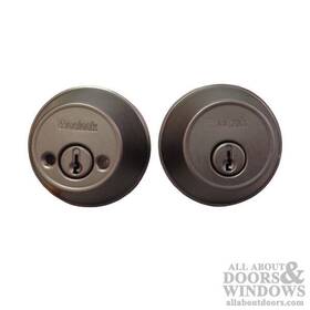 00372-p-psl23 Weslock Deadbolt - 372-2 Double Cylinder Weathered Pewter