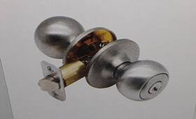 Wc200entrysc Westcraft Contemporary Satin Chrome Office Ball Entry Door Knob New