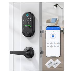 Wisegear 709226851990 Keypad Smart Lock With Handle Set Keyless Entry Door Deadbolt Hand