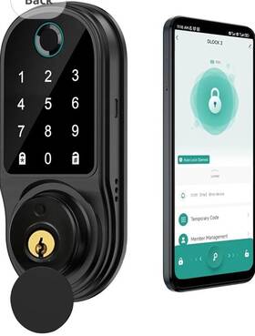 Fk-901 Wotcha Smart Door Lock Fingerprint Electronic Deadbolt With Touchscreen