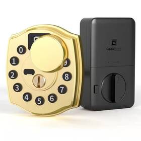 Wrightmaster 313050526506 4-in-1 Aluminum Smart Lock Deadbolt With Anti-peep Keypad App Mechanical Key