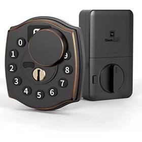 Wrightmaster 313052958978 4 In 1 Smart Lock Deadbolt With App Biometric Door Knob Keyless Entry