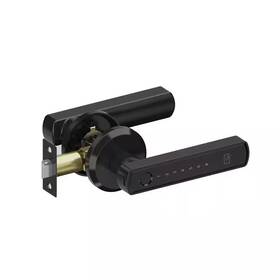 Wrightmaster 445013042013 5 In 1 Corded Aluminum Smart Lock Deadbolt With App Biometric Key Fob Code K