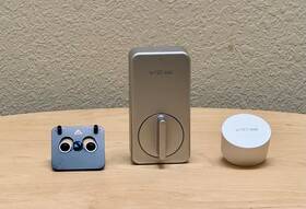 Wlcgk1 Wyze Lock Gateway Bundle Wlcgk1- Bluetooth/wifi Deadbolt- Great Condition
