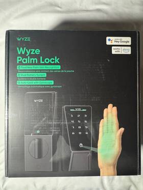 Wlpalm1 Wyze Palm Lock Smart Door Vein Recognition Keypad Auto New Sealed