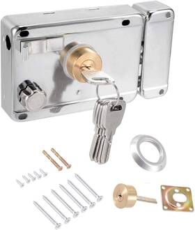 Xmhf 295420846182 Home Safety Vertical Keyway Cylinder Deadbolt Rim Lock Set Exterior Door Anti