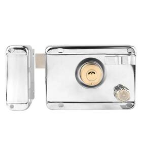 Xnrtop 712317182002 Home Door Gate Safety Vertical Keyway Cylinder Deadbolt Rim Lock Set