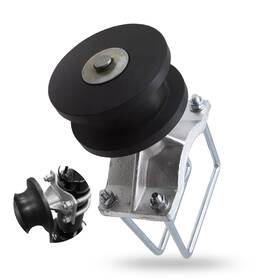 Yakboman 791137265515 Cantilever Gate Rollers Nylon For 4 Inch Round Post 2-3/8 Or 2-1/2 Ch