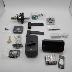 1touchscreen Yale 081023112970 Assure Lock With Wi-fi And Valdosta Lever In Black Suede