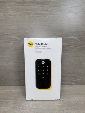 Yale 081023125123 Code Keypad Lock Keyless Entry Deadbolt 20 Codes Backlit Black