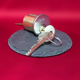 1109-gh-628 Yale 1109-gh-626 Original Rim Cylinder With Two Keys Y2 6 Pin Us28 Finish