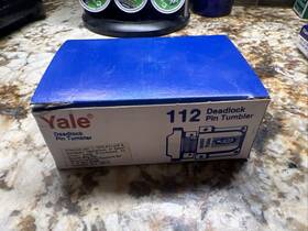 112-f Yale Vintage 112 Auxiliary Deadbolt With Key New