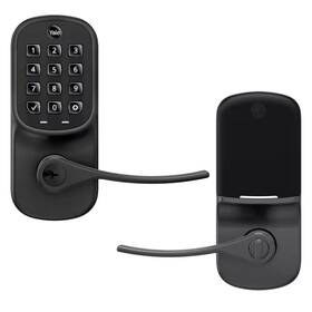 Yale 445038724703 Assure Lever-wi-fi Touchscreen Smart Lever Lock-black Suede