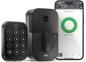 Yale 445040215213 Assure Lock 2 With Wi-fi Black Suede Smart For Front Door Keypa
