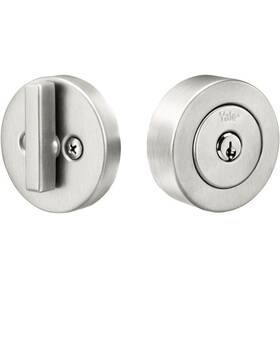 4881619fr Yale Flat Round Single Cylinder Deadbolt