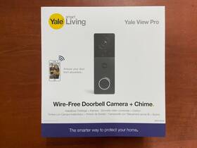 Aug-aby3-chg1-bhyb-efigs Yale View Pro Wire-free Doorbell Camera Chime Ab-r3 New C844