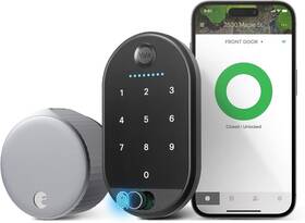 Yale August 850004426616 Wi-fi Smart Lock With Keypad Touch In Silver New And Sealed