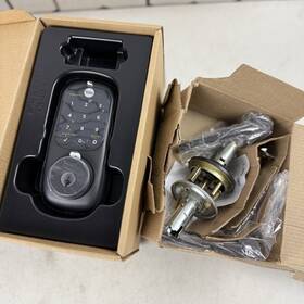 B-yrd226-cba-vl-bsp Yale Touchscreen Door Lock With Valdosta In Black