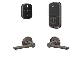 B-yrd256-nr-vl-0bp Yale Assure Lock Sl - Key-free Touchscreen With Valdosta In Bronze Lever
