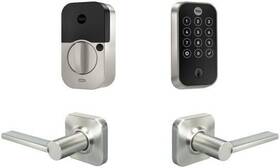 B-yrd420-f-wf1-vl-619 Yale Assure Lock 2 Touch Deadbolt Satin Nickel Keyed Smart Entry Door With Valdo