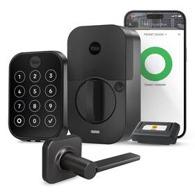 B-yrd450-wf1-vl-bsp Yale Assure Lock 2 Deadbolt Black Suede Smart Keyless Entry Door With Va