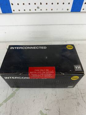 D5648n508n01 Yale Norwood Design Icn Interconnected Lock Us15 Black Adjustable Latch