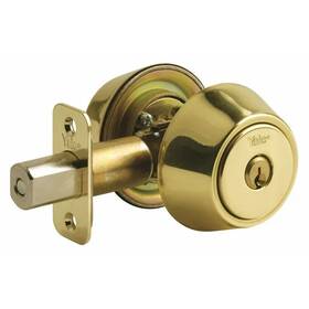 D982301 Yale D981n01 Double Cylinder Deadbolt Polished Brass Heavy-duty Yr85 Db 605