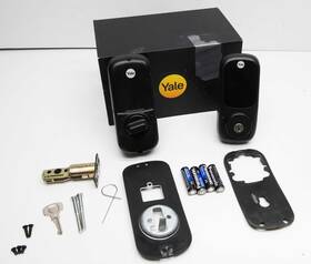 R-yrd226-nr-bsp Yale Assure Deadbolt With Touch Screen/key Access - Black Suede