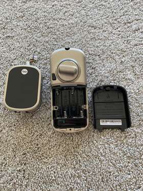 R-yrd256 Yale Satin Nickel No Deadbolt