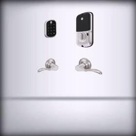 B-yrd256-zw-nw-619 Yale Security Inc. - For Assure Satin Nickel Key-free Touchsc