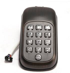 Yrd110zw0bp Yale Security Real Living Keyless Push Button Deadbolt