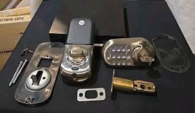 Yrd212 Yale Lock Push Button Deadbolt Keypad Satin Nickel Tested