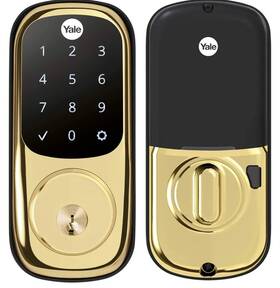 Yrd226-nr-605 Yale Assure Lock - Touchscreen Keypad Door In Brass