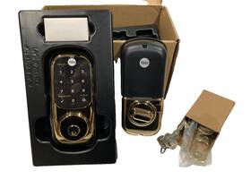 Yrd226-nr-p05 Yale Keypad Door Lock Assure Touchscreen Dead Bolt Polished Brass