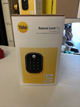 Yrd256-wf1-bsp Yale Assure Sl Wi-fi Smart Lock Black New Open Box