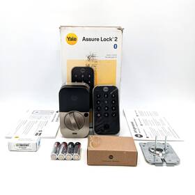 Yrd410-adt1-619 Yale Assure Lock 2 Deadbolt With Electronic Keypad And Keyhole - Satin Nickel