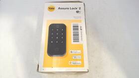 Yrd410-wf1-bsp Yale Assure Lock 2 With Wi-fi Keypad Smart Back-up Key In Black