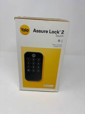 Yrd420-f-zw4-bsp Yale Assure Lock 2 Touch Fingerprint Keypad Black Suede