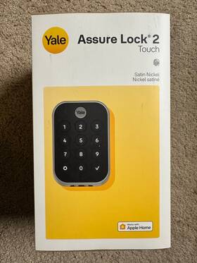 Yrd430-f-wf1-619 Yale Assure Lock 2 Touch Key-free Keypad With Wi-fi Satin Nickel New