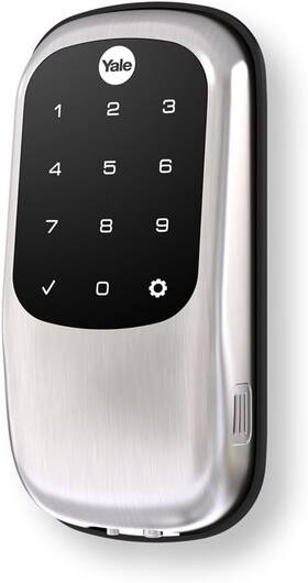 Yrd446-ha2-619 Yale Assure Lock Satin Nickel Deadbolt Bluetooth Zigbee Smart