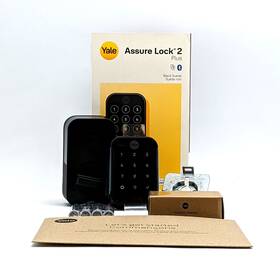 Yrd450-n-ble-bsp Yale Assure Lock 2 Plus Keyless Bluetooth Door With A Black Suede Finish