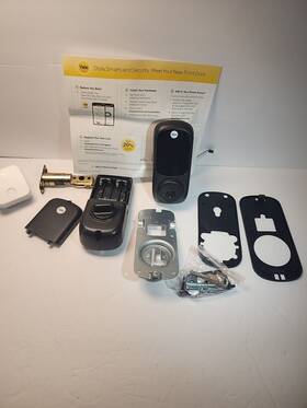 Yrd622 Yale Black Keypad Touchscreen Electronic Deadbolt Lock Tested