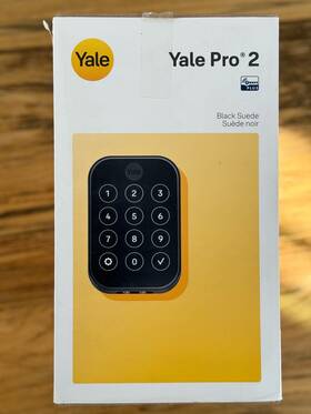 Yrd654-zw3-619 Yale Pro 2 Key-free Touchscreen Deadbolt Black Suede Open Box New And Unused