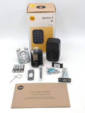 Yrd654-zw3-bsp Yale Pro 2 Key-free Touchscreen Deadbolt With Z-wave Plus Black