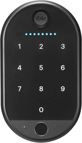 Yrk110-f-ble-blk Yale Keypad Touch Fingerprint Door Lock Keyless Entry Smart Deadbolt Pin Cod