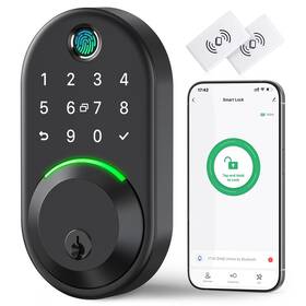 Yamiry 793101547313 Smart Deadbolt Door Lock With Keypad Fingerprint Keyless Entry Digit
