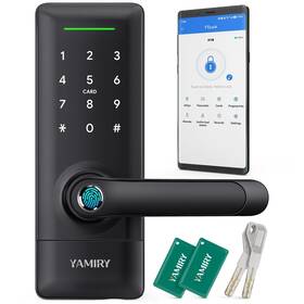 Yamiry-h1b Yamiry Smart Door Lock Biometric Fingerprint Keyless Entry App Control 6 Ways To